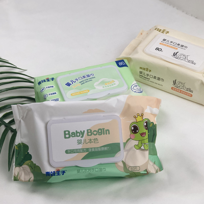 Καυτός μίας χρήσης υγρός υπηρεσιών 80pcs εξωτερικής διαμέτρου αρσενηκού σπειρώματος cOem πώλησης σκουπίζει από την Κίνα
