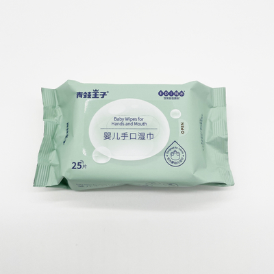 Το μίας χρήσης βιοδιασπάσιμο αρχικό μωρό Waterwipes βαμβακιού 100% καθαρό σκουπίζει