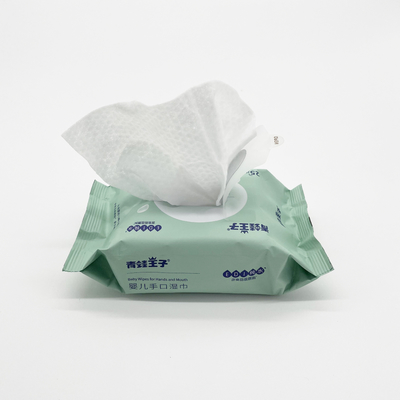 Το μίας χρήσης βιοδιασπάσιμο αρχικό μωρό Waterwipes βαμβακιού 100% καθαρό σκουπίζει
