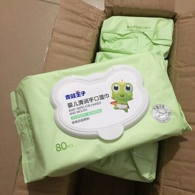 Το ύφος κινούμενων σχεδίων που το οργανικό ευαίσθητο μωρό δερμάτων υγρό σκουπίζει τη συνήθεια συσκεύασε 1 σε 100pc