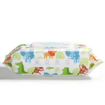 Wet Tissue 80 Count Μαλακά μη υφασμένα μωρομάντηλα με καπάκι για μωρά