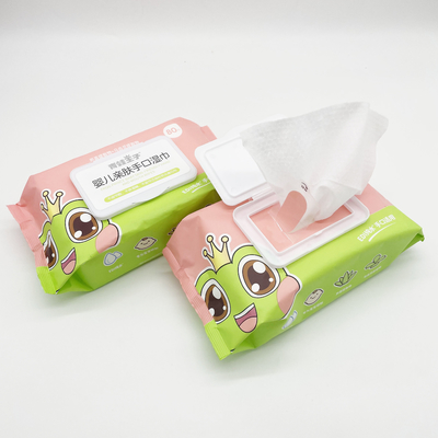 Soft Baby Skin Care Water Wet Tissue 80 Count Βιοδιασπώμενα μωρομάντηλα
