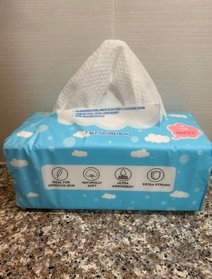 Μαντηλάκια μιας χρήσης Dry Baby Facial Tissues 100% Cotton Tissues For Daily