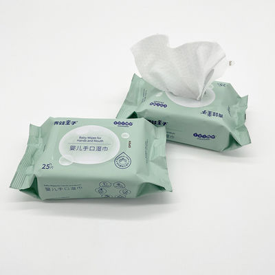 25 καθαρό νερό, φιλικό προς το περιβάλλον, βιοδιασπώμενο βιολογικό βρεφικό μαντηλάκι για όλες τις ηλικίες