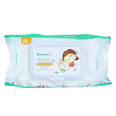 Προσαρμογή Ultra Soft Nonwoven Sensitive 80pcs Baby Wet Wipes Προμηθευτής στην Κίνα