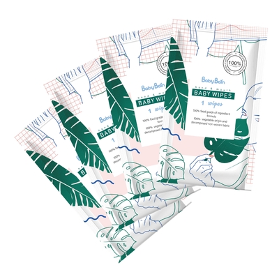 Το εξατομικεύσιμο σώμα μωρών Hypoallergenic Unscented Flushable που καθαρίζει τον υγρό ιστό υγρό σκουπίζει