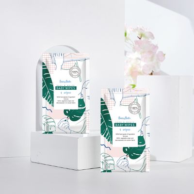 Το μίας χρήσης μωρό εγγράφου ιστού Spunlace συνήθειας μη υφαμένο υγρό πυκνά υγρό σκουπίζει