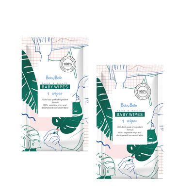 Το μίας χρήσης μωρό εγγράφου ιστού Spunlace συνήθειας μη υφαμένο υγρό πυκνά υγρό σκουπίζει