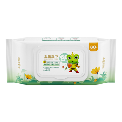 Προσαρμοσμένο χονδρικό Spunlace οργανικό ECO Aloe Βέρα Baby Cleaning Wet Wipes υγιεινής μπαμπού βιοδιασπάσιμο