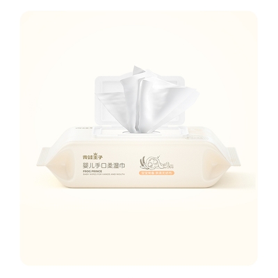 Το μίας χρήσης οργανικό μωρό Unscented υγρό σκουπίζει για το πρόσωπο χεριών
