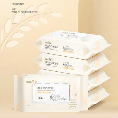 Το μίας χρήσης οργανικό μωρό Unscented υγρό σκουπίζει για το πρόσωπο χεριών