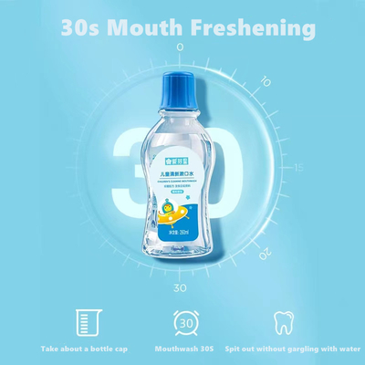 Παιδιών φρούτων γρήγορο καθαρό Mouthwash της δεκαετίας του '30 εργαλείων υγιεινής γεύσης προφορικό