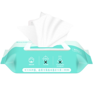 Φυσικός Aloe ενυδάτωσης της Βέρα No Additives Baby Alcohol ελεύθερος υγρός σκουπίζει 60pcs