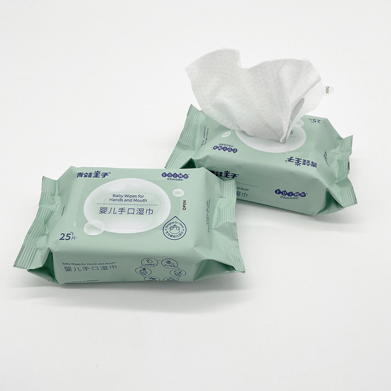 25 καθαρό νερό, φιλικό προς το περιβάλλον, βιοδιασπώμενο βιολογικό βρεφικό μαντηλάκι για όλες τις ηλικίες