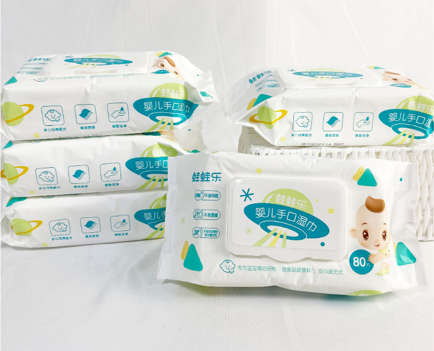 OEM Mini Wet Wips Pouch Portable 10 Pieces Παιδικά Wet Wipes μιας χρήσης