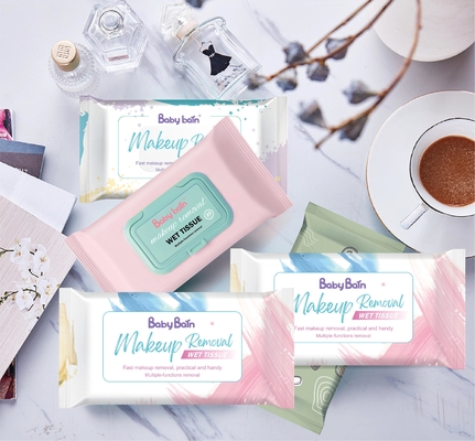 Θηλυκό Remover Makeup οινοπνεύματος φροντίδας δέρματος ετικετών συνήθειας ιδιωτικό ελεύθερο να καθαρίσει σκουπίζει για το πρόσωπο